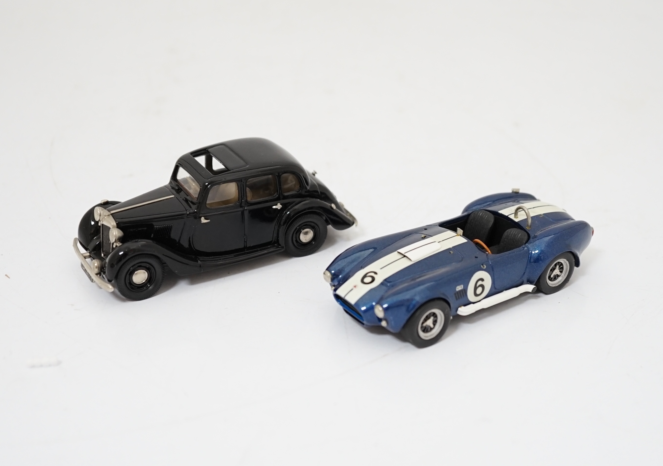 Twenty boxed diecast, white metal, etc. model vehicles including; a Lansdowne Models MG Saloon