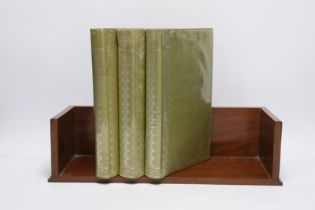 ° ° The Nonesuch Press, "The Holy Bible" in three vols., pub. 1963 to include 105 woodcuts, green