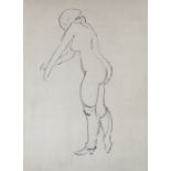 Maxwell Stewart Simpson (American, 1896-1984), etching, ‘French girl’, signed and dated 1924 in