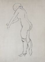 Maxwell Stewart Simpson (American, 1896-1984), etching, ‘French girl’, signed and dated 1924 in