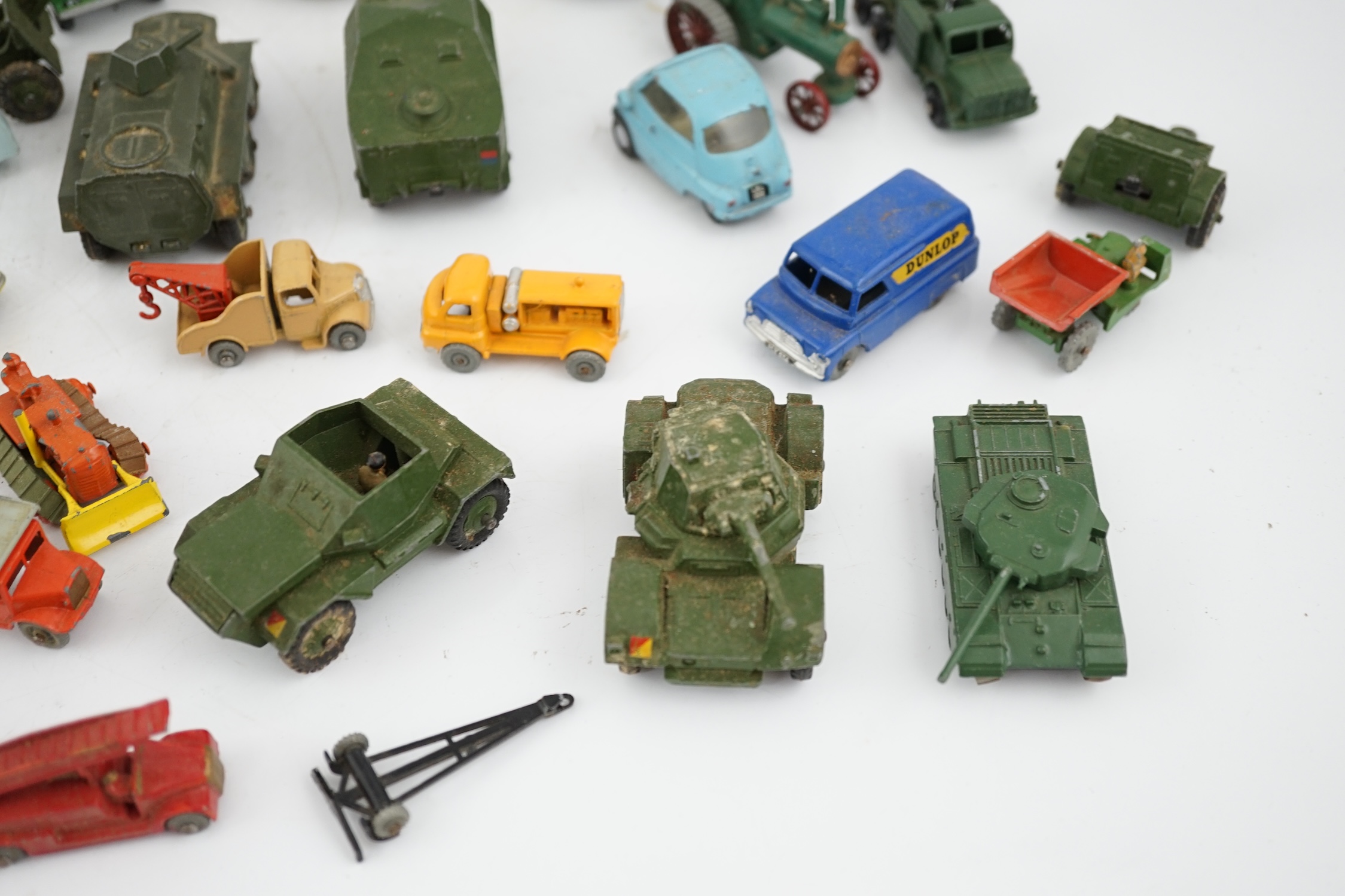 Thirty-eight diecast vehicles by Dinky Toys, Corgi Toys, Matchbox, etc. including a Spot-On BMW - Image 14 of 20