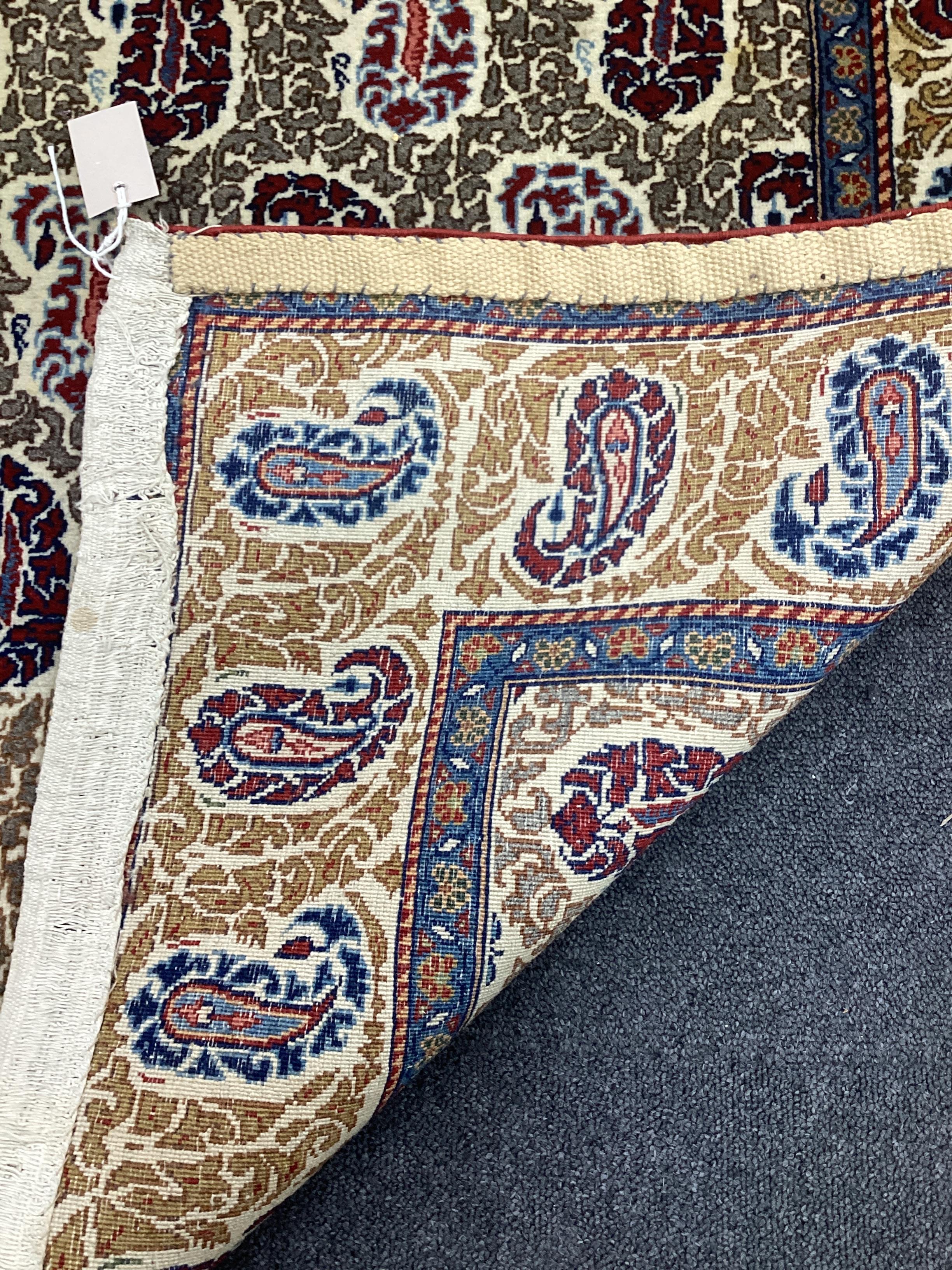 A Qum boteh carpet, 205 x 138cm - Image 3 of 3