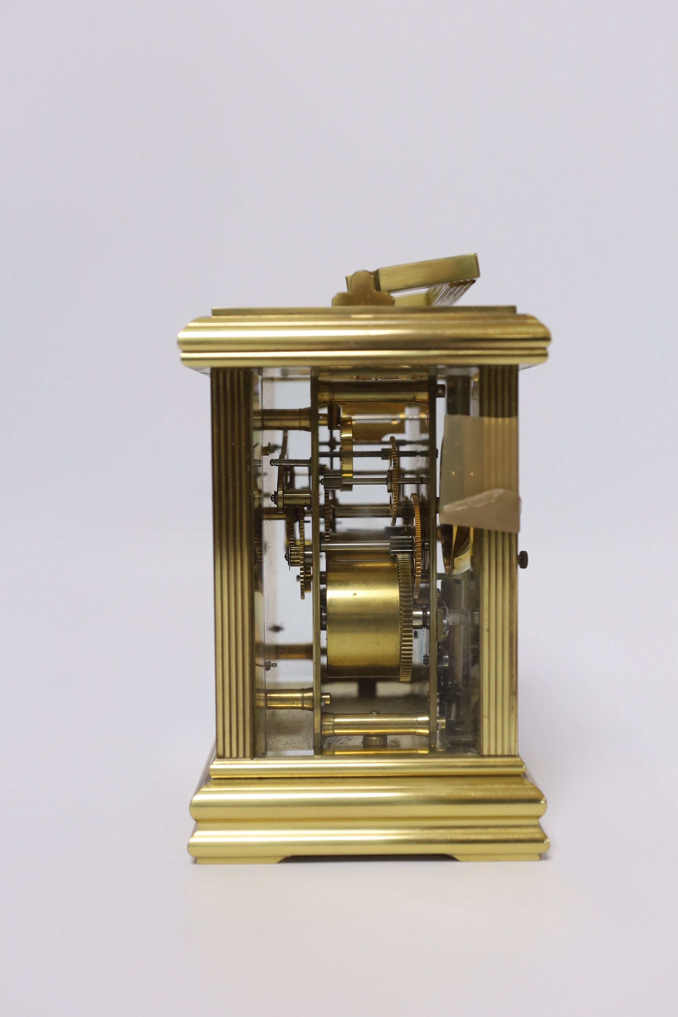 A Garrard & Co. brass cased carriage clock, 15cm - Image 2 of 5