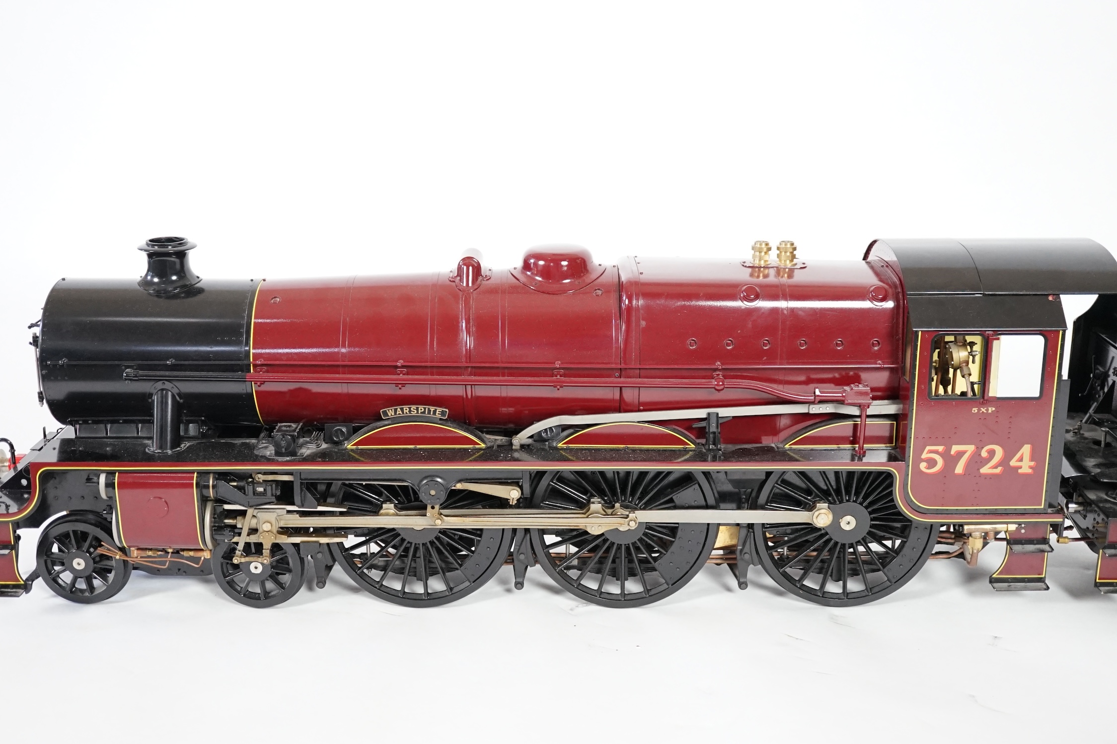 A Kingscale by Silver Crest Models 5 inch gauge coal fired live steam LMS Jubilee Class 4-6-0 - Bild 14 aus 18