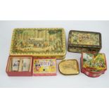 A collection of Disney Snow White memorabilia, including a porcelain set of eight figures by Goebel,