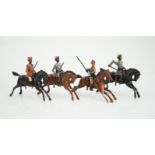 Seventeen early Britains cavalry soldiers, including Madras Cavalry (including the 1896 versions