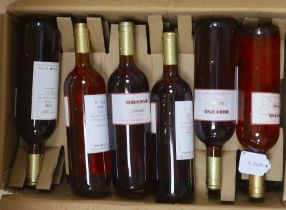 Twelve various bottles of wine - Riecine Rosé and Toscana