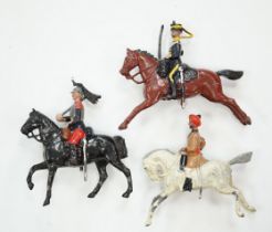 Twenty-six early twentieth century Britains, etc. cavalry soldiers including; fifteen Hussars,