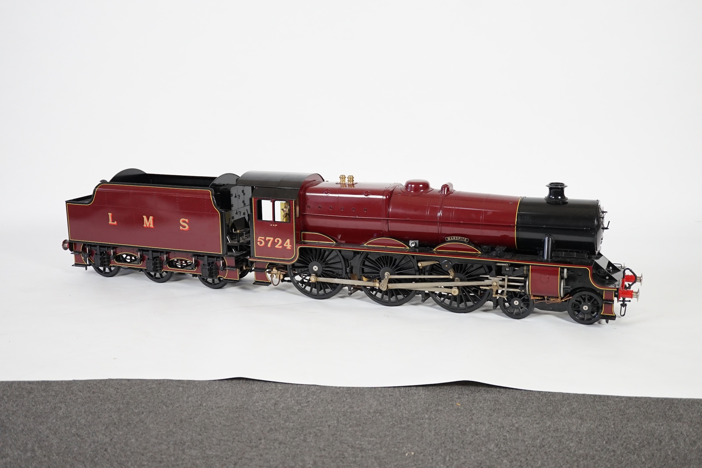 A Kingscale by Silver Crest Models 5 inch gauge coal fired live steam LMS Jubilee Class 4-6-0 - Bild 2 aus 18