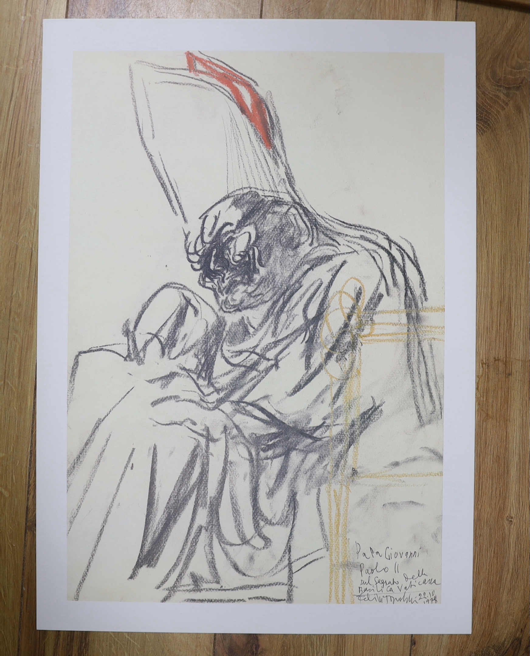 Feliks Topolski (Polish, 1907-1989), folio of colour prints commemorating The Inauguration of His - Bild 5 aus 5