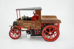 A boxed Wilesco live steam Foden steam lorry (D310), a single cylinder, pellet fired steam engine