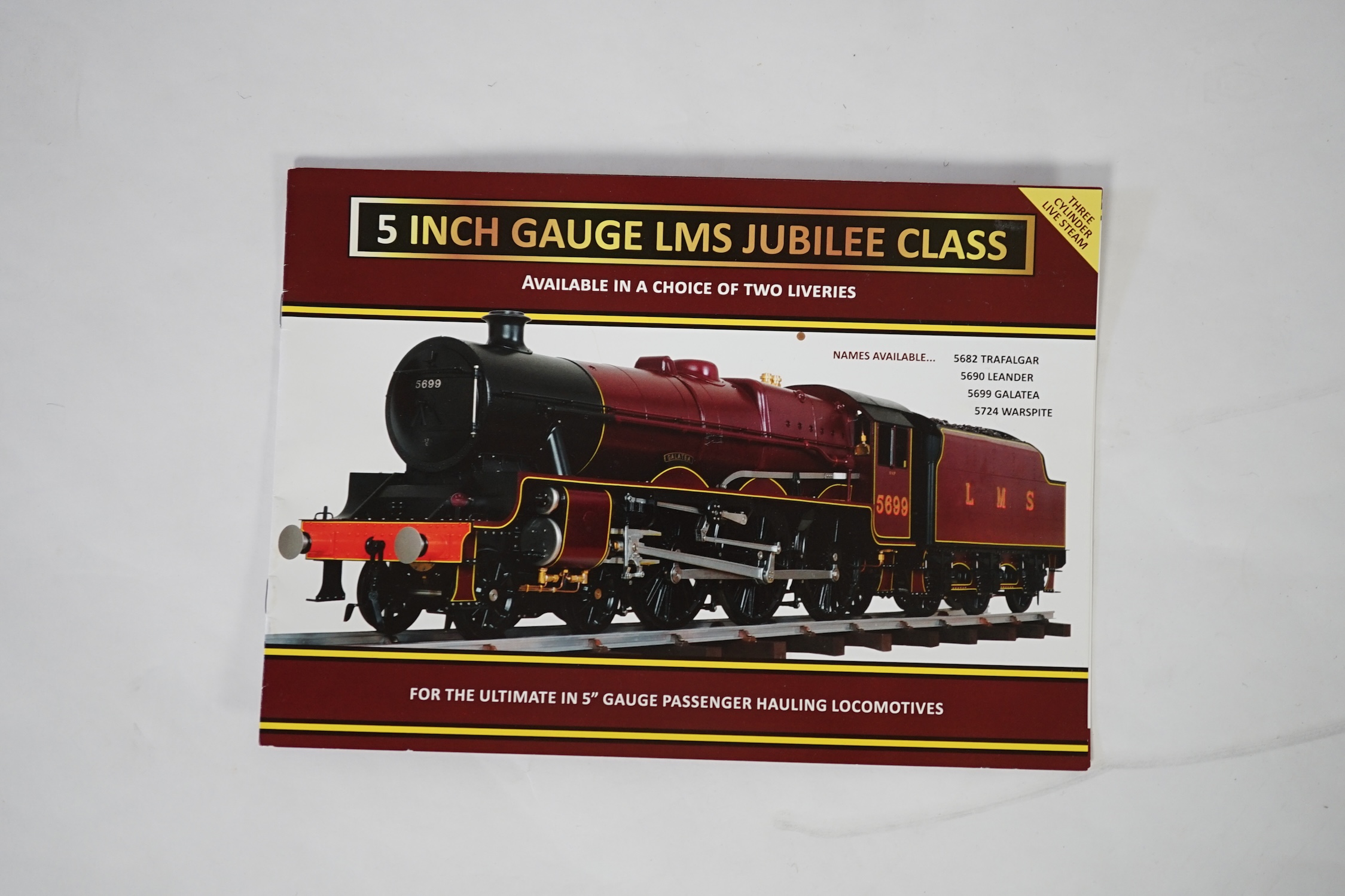 A Kingscale by Silver Crest Models 5 inch gauge coal fired live steam LMS Jubilee Class 4-6-0 - Bild 15 aus 18
