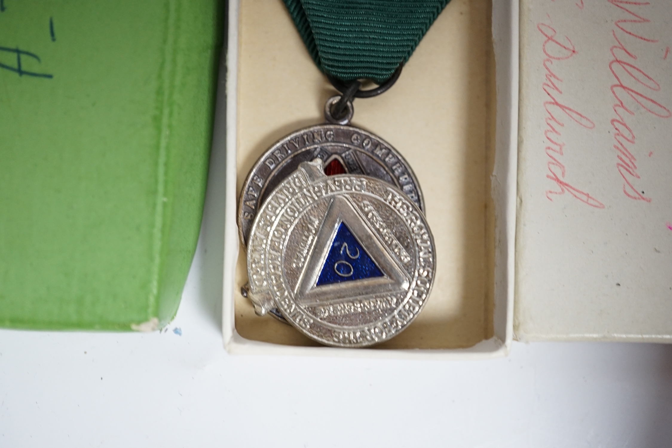 A WWII group of three medals to Harry Thomas Williams, Parachute Regiment together with his post-war - Image 6 of 7