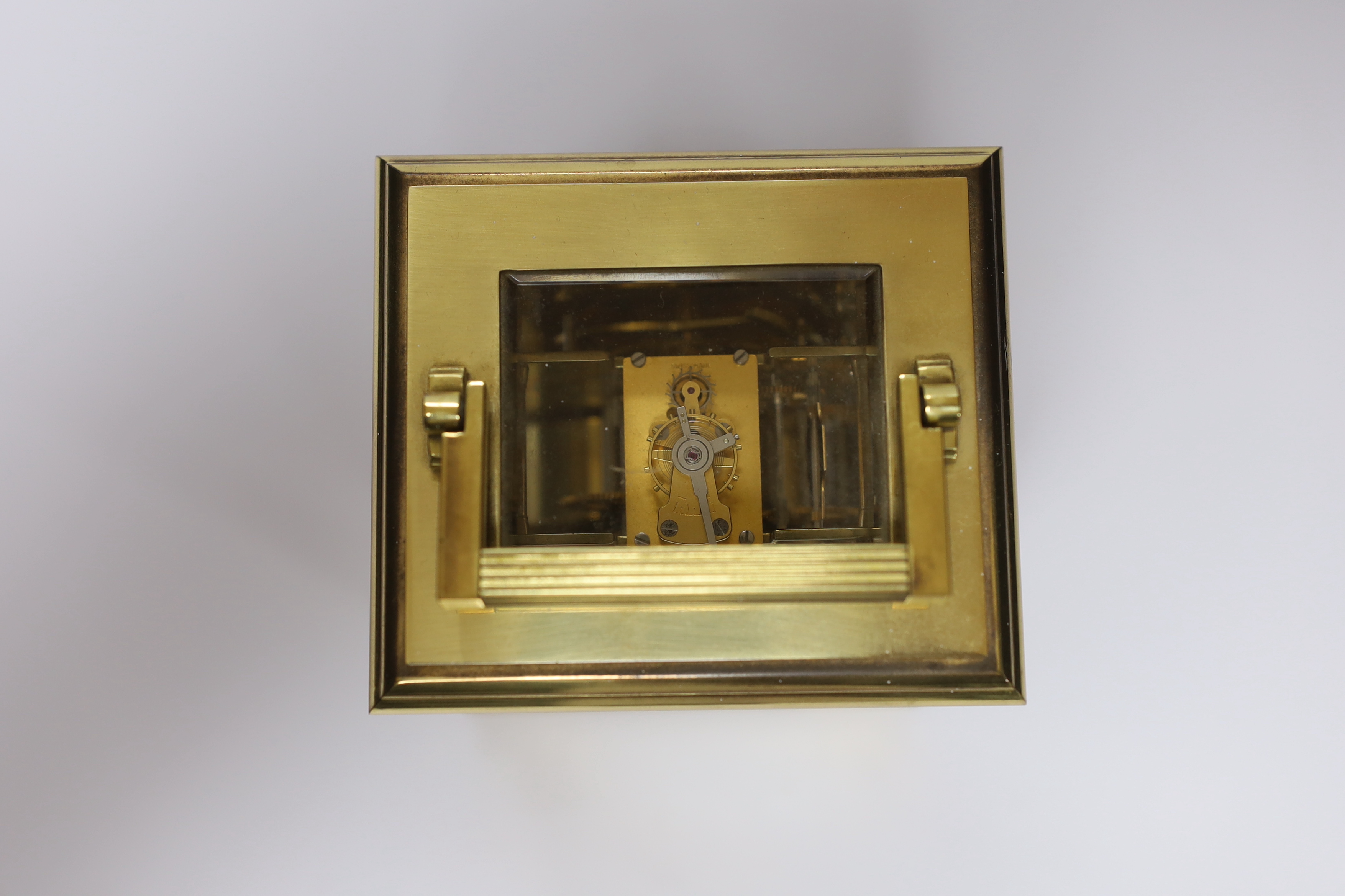 A Garrard & Co. brass cased carriage clock, 15cm - Image 5 of 5