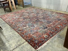A Baktiari carpet, 418 x 314cm
