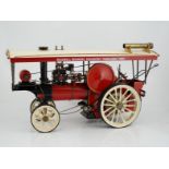 A Maxwell Hemmens one inch scale coal fired Showman's Engine. A single cylinder slide valve engine