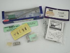 A collection of packeted white metal and plastic 00 gauge model railway kits by Dapol, 4mm Scale