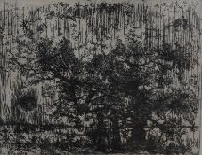 Peer Christian Stuwe (German, b.1952), etching, ‘Ein Regentag’, signed in pencil, 15 x 18cm.