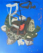 § § Maurice Cockrill R.A. (British, 1936-2013) 'Generation - Orange Floater'oil on canvassigned