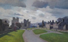 § § Anne Isabella Brooke (British, 1916-2002) Castle Bolton, Wenseydaleoil on canvassigned35 x