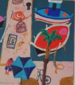 § § Leon Morrocco R.S.A., R.G.I. (Scottish, b.1942) Fishing boats beside the jettyoil on boardsigned