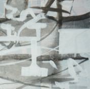 Maurice Cockrill R.A. (British, 1936-2013) Trafalgar Square 2nd Group No.1 1996ink with gesso and