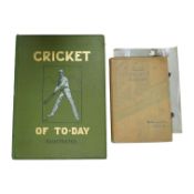° ° Standing, Percy Cross - Cricket of To-day and Yesterday, vol. 1 only (of 2), The Caxton