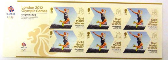 STAMPS - A GREAT BRITAIN LONDON 2012 OLYMPIC / PARALYMPIC GAMES 1ST CLASS MINIATURE SHEET COLLECTION