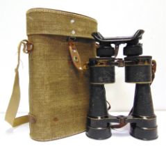 A SECOND WORLD WAR GERMAN THIRD REICH KREIGSMARINE U-BOAT PAIR OF 12 x 50 BINOCULARS by 'Huet',