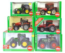 SIX 1/32 SCALE SIKU MODEL TRACTORS comprising a No.3269, McCormick TTX 210; No.3058, Same Iron