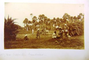 [PHOTOGRAPHS] An album of approximately seventy photographs, late 19th century, landscape and other,