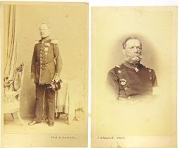 [PHOTOGRAPHS] An album of approximately 103 carte de visite and seven cabinet portrait