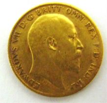 GREAT BRITAIN - EDWARD VII (1901-1910), HALF SOVEREIGN, 1906