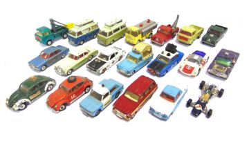 TWENTY CORGI DIECAST MODEL VEHICLES circa 1960s, variable condition, generally playworn, all