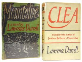 [MODERN FIRST EDITIONS] Durrell, Lawrence. Mountolive, first edition, Faber & Faber, London, 1958,