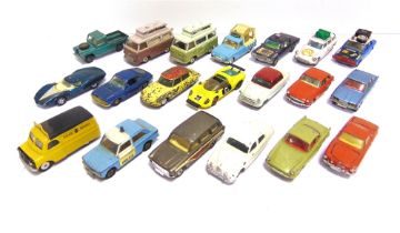 TWENTY CORGI DIECAST MODEL VEHICLES circa 1960s-70s, variable condition, generally playworn, all