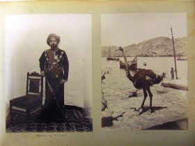 [PHOTOGRAPHS] Two albums, containing approximately ninety-seven photographs, late 19th and early