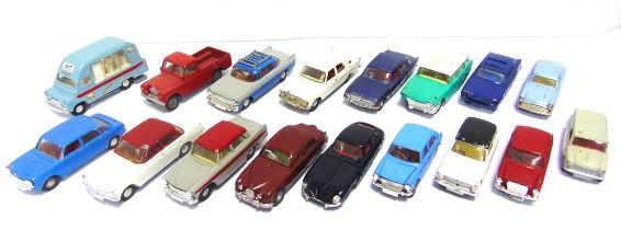 SEVENTEEN TRI-ANG SPOT-ON DIECAST MODEL VEHICLES circa 1960s, variable condition, generally playworn