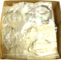 BOX OF SHARK HOOKS AND WIRE TRACES