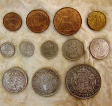 COINS - UNITED KINGDOM, GEORGE VI (1936-1952), SPECIMEN PART SET, 1937 comprising crown;