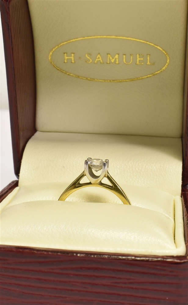 18CT GOLD FOREVER DIAMOND SOLITAIRE Round brilliant cut diamond with 'Forever' diamond - Image 3 of 8