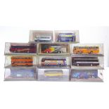 TWENTY-TWO ASSORTED DIECAST MODEL VEHICLES comprising eleven 1/76 scale Corgi Original Omnibus