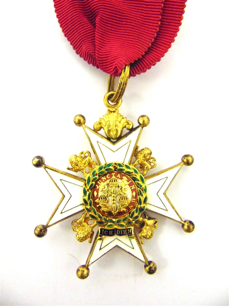 THE MOST HONOURABLE ORDER OF THE BATH, C.B. (MILITARY) COMPANION'S NECK BADGE silver-gilt and - Image 4 of 4