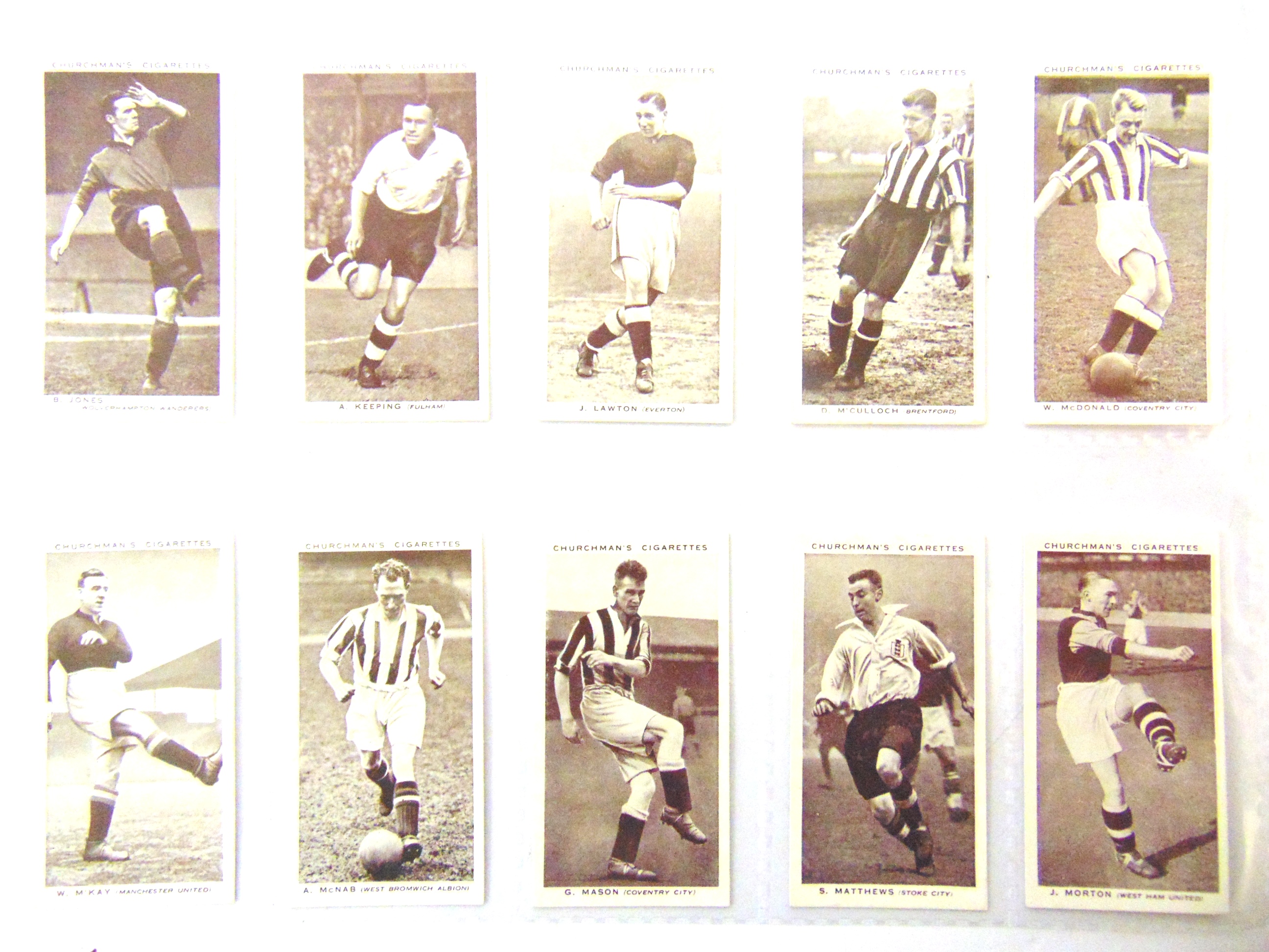 CIGARETTE CARDS - TWENTY-FIVE ASSORTED SETS comprising Churchman, 'Association Footballers, A