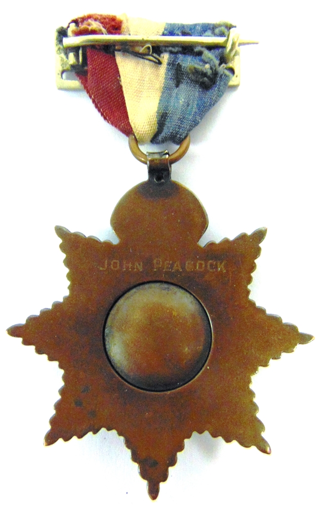 AN IMPERIAL SERVICE MEDAL TO JOHN PEACOCK Edward VII, engraved. - Image 2 of 2