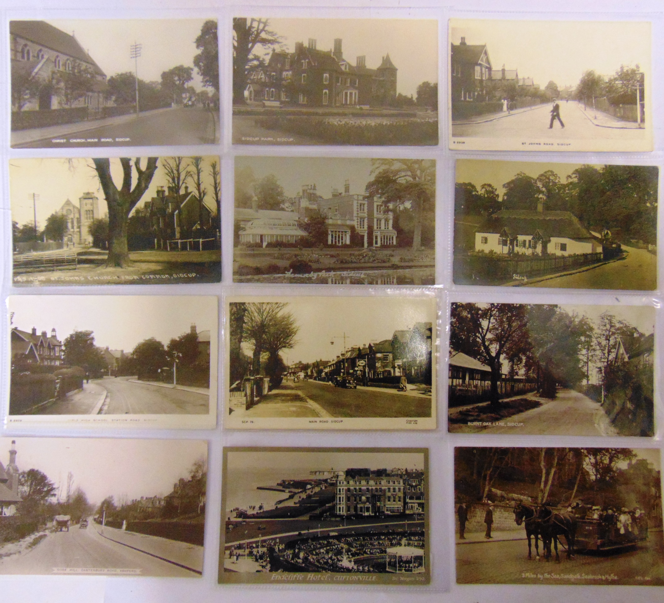 POSTCARDS - KENT Approximately 384 cards, including real photographic views of The Sun Hotel, - Image 2 of 3