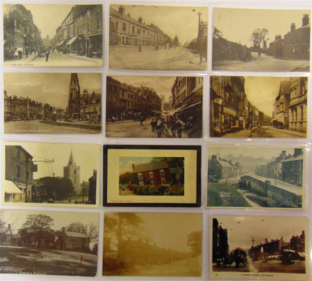 POSTCARDS - STAFFORDSHIRE, DERBYSHIRE, NOTTINGHAMSHIRE, LEICESTERSHIRE & LINCOLNSHIRE - Image 3 of 4