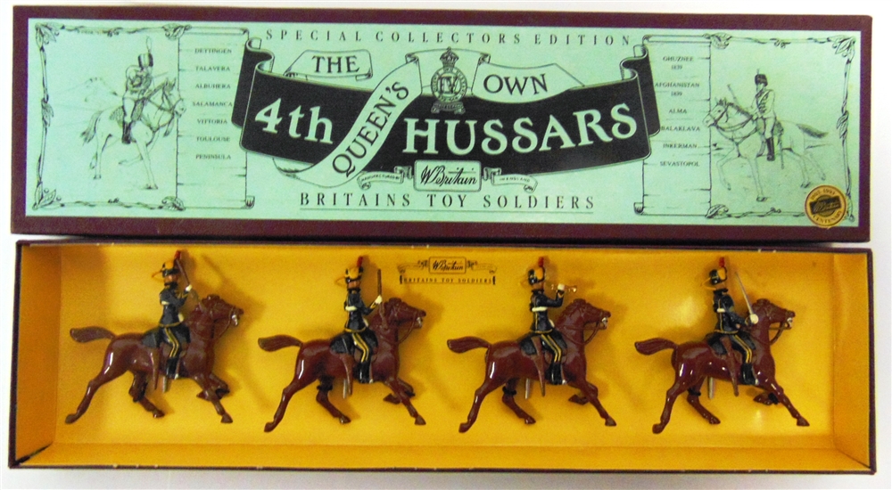TWO SETS OF BRITAINS MODEL SOLDIERS comprising No.8806, The Duke of Cambridge's Own 17th Lancers; - Image 3 of 3