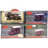 FOUR CORGI 'VINTAGE GLORY' DIECAST MODEL VEHICLES comprising a No.CC20509, Burrell Showman's '