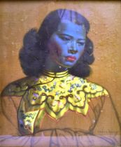AFTER VLADIMIR TRETCHIKOFF (1913-2006) 'The Chinese girl' [Monika Pon-su-san], colour print, 60cm